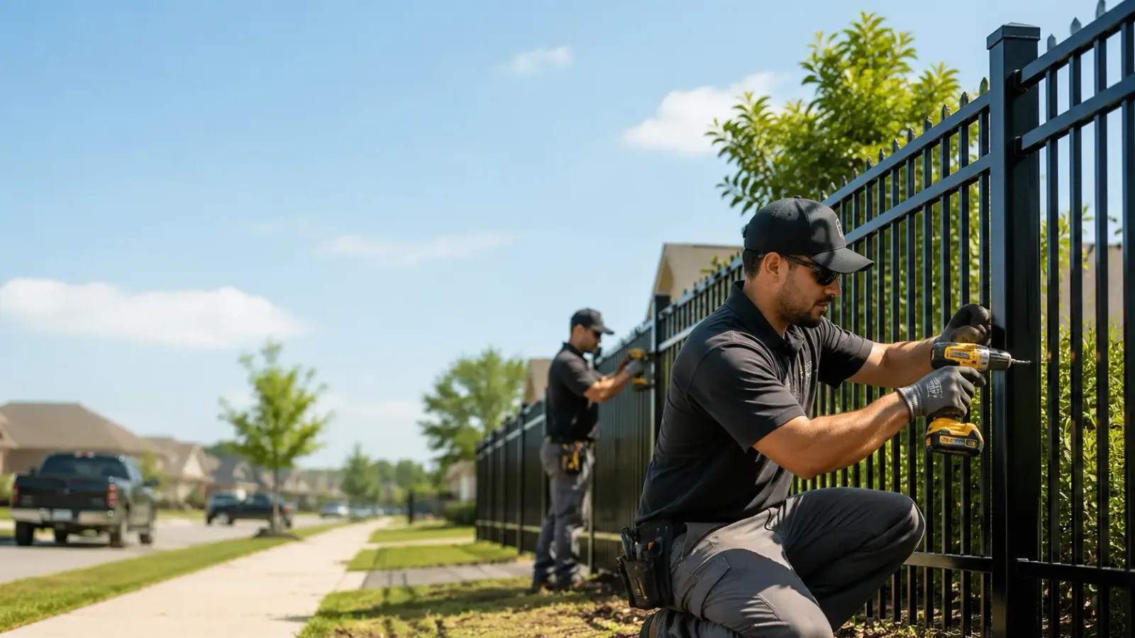 Metal Fence Installation in Tioga, TX